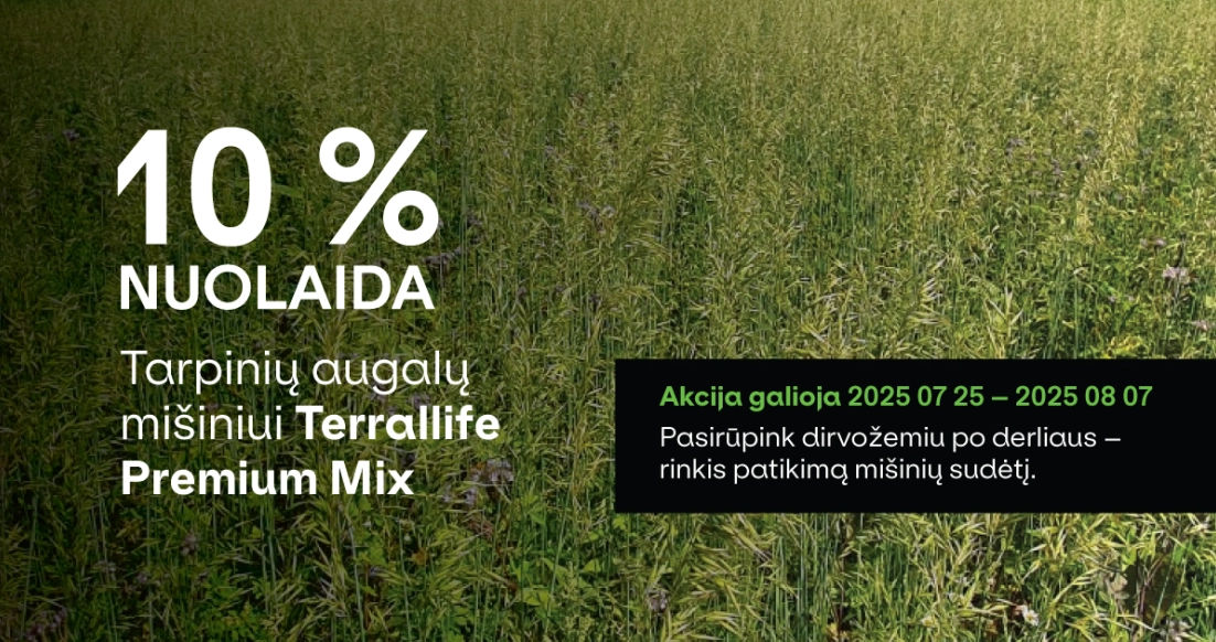 Tarpinių mišinių augalų įvairovė – įvairiapusiška nauda dirvožemiui