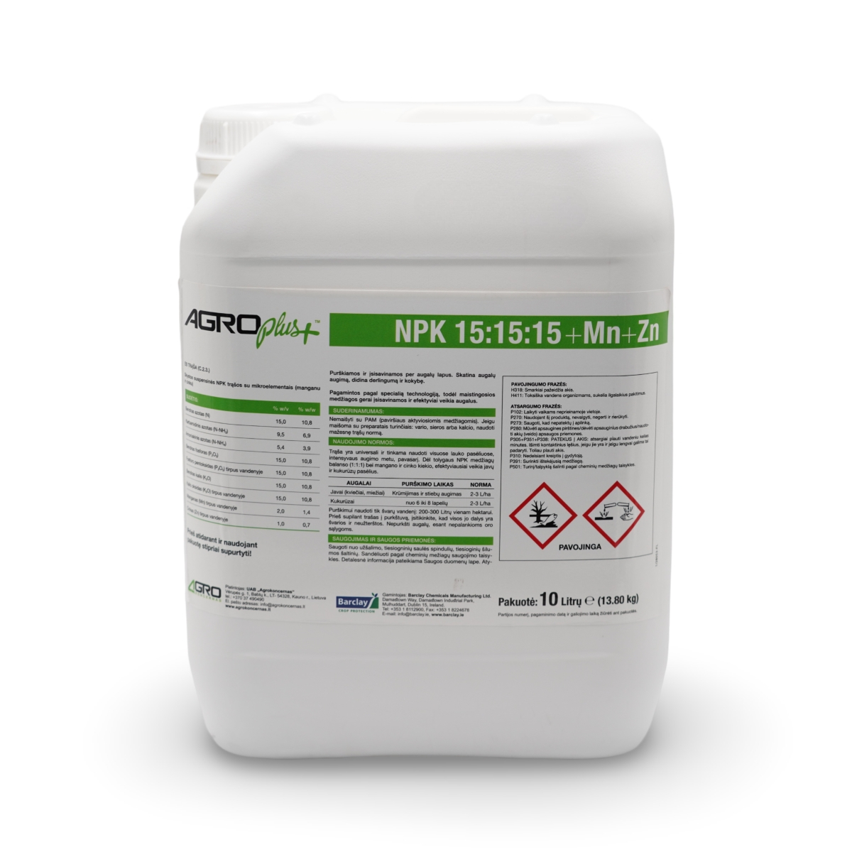 Agroplus NPK 15-15-15+Mn+Zn 3